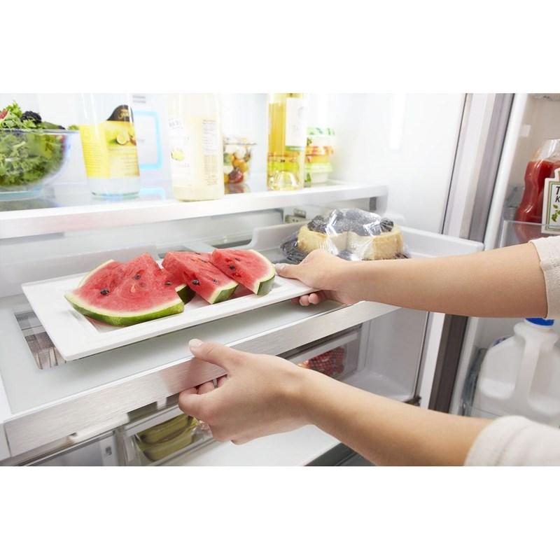 Whirlpool - 36 Inch 23.8 cu. ft French Door Refrigerator in Stainless - WRFC9636RZ