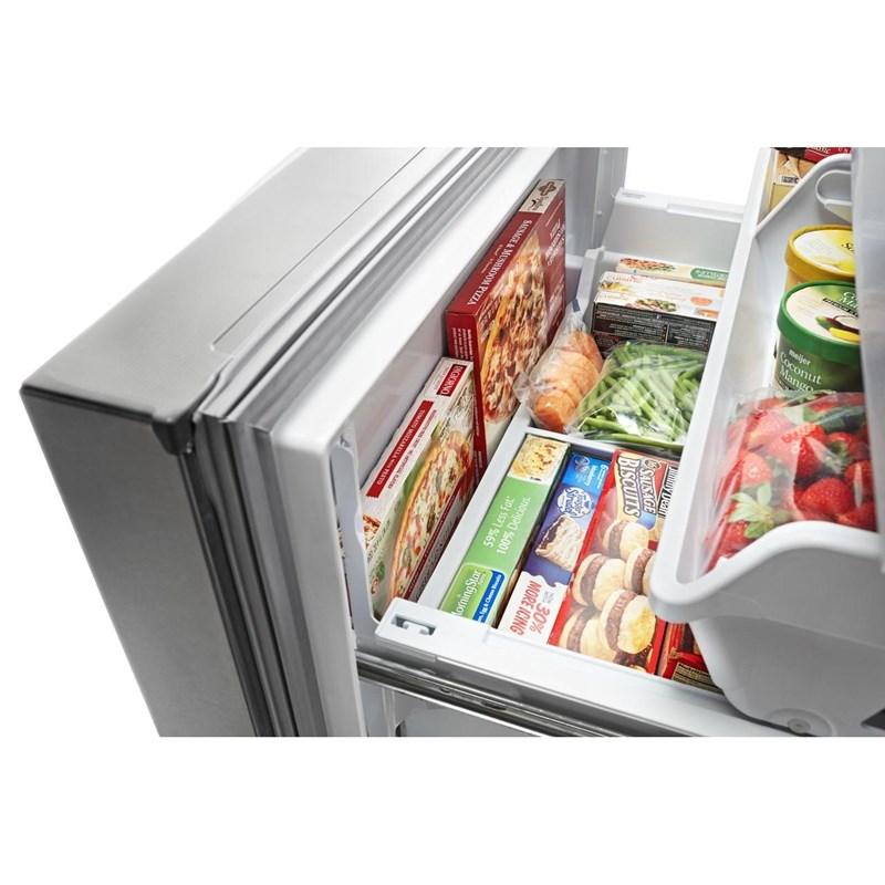 Whirlpool - 36 Inch 23.8 cu. ft French Door Refrigerator in Stainless - WRFC9636RZ