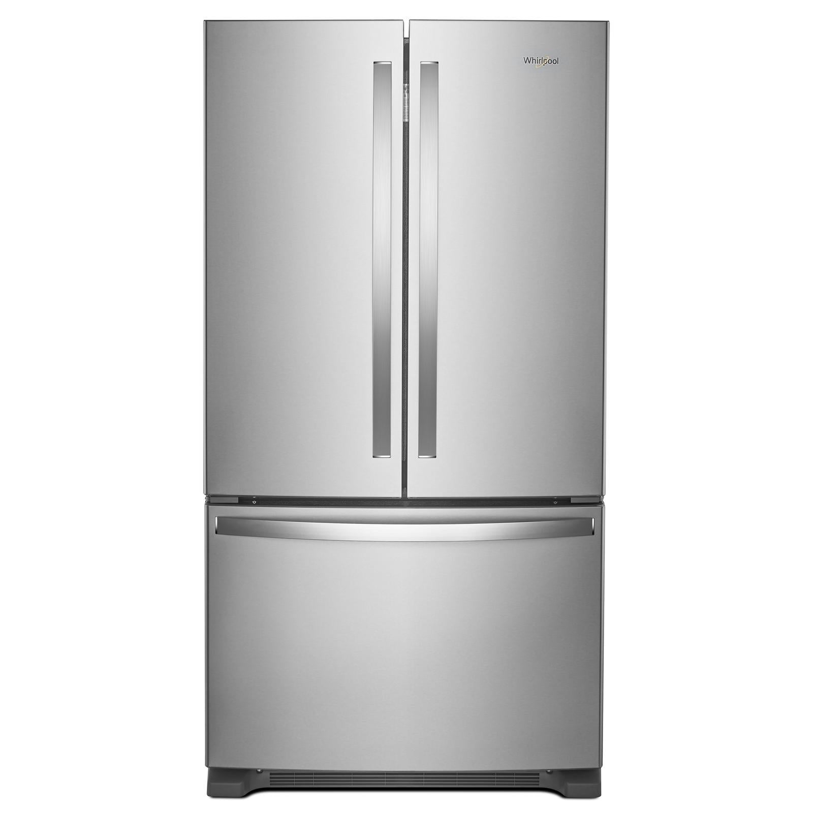 Whirlpool - 35.63 Inch 25.2 cu. ft French Door Refrigerator in FingerPrint Resistant Stainless - WRFF3036RZ