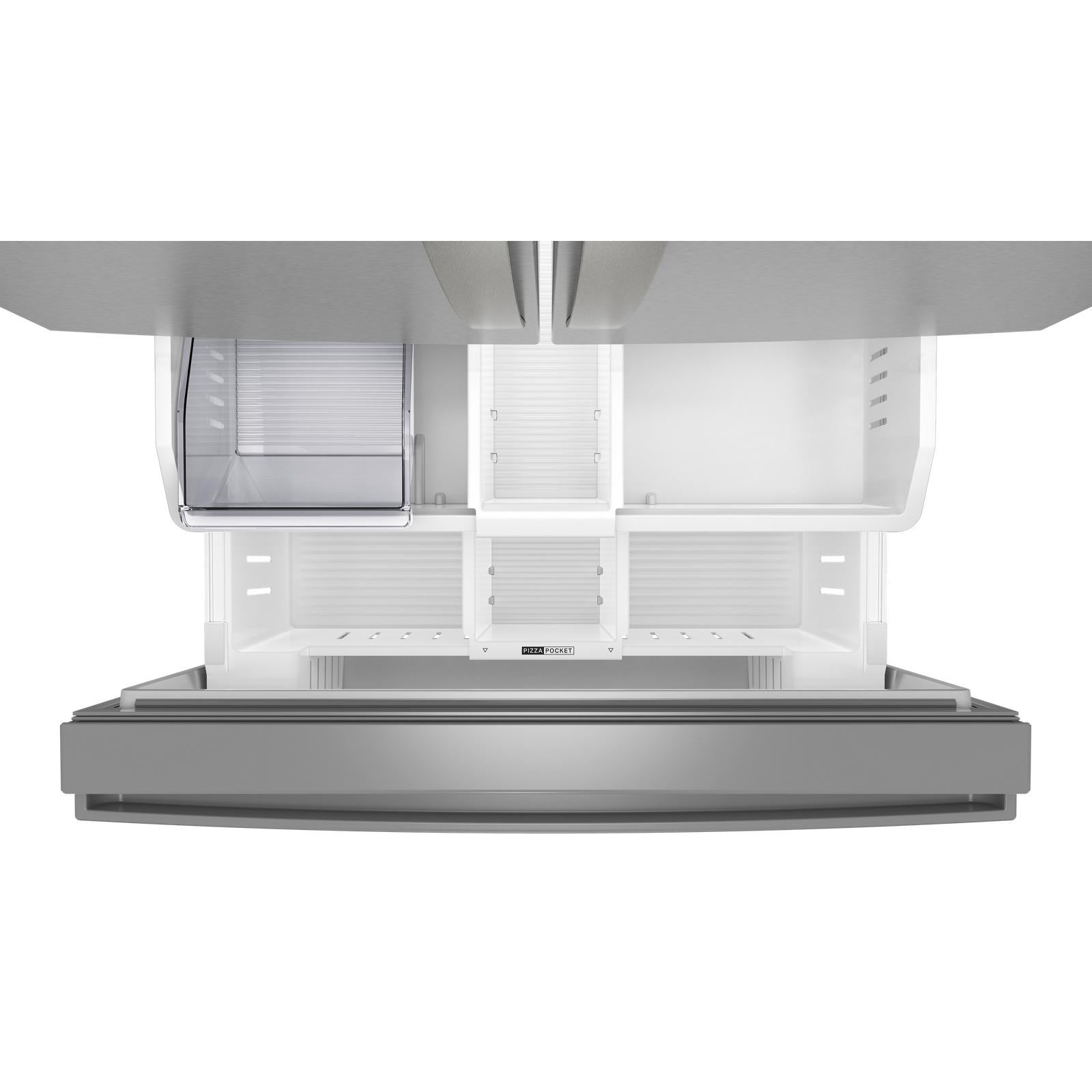 Whirlpool - 36 Inch 31 cu. ft French Door Refrigerator in Stainless - WRFF3136SZ