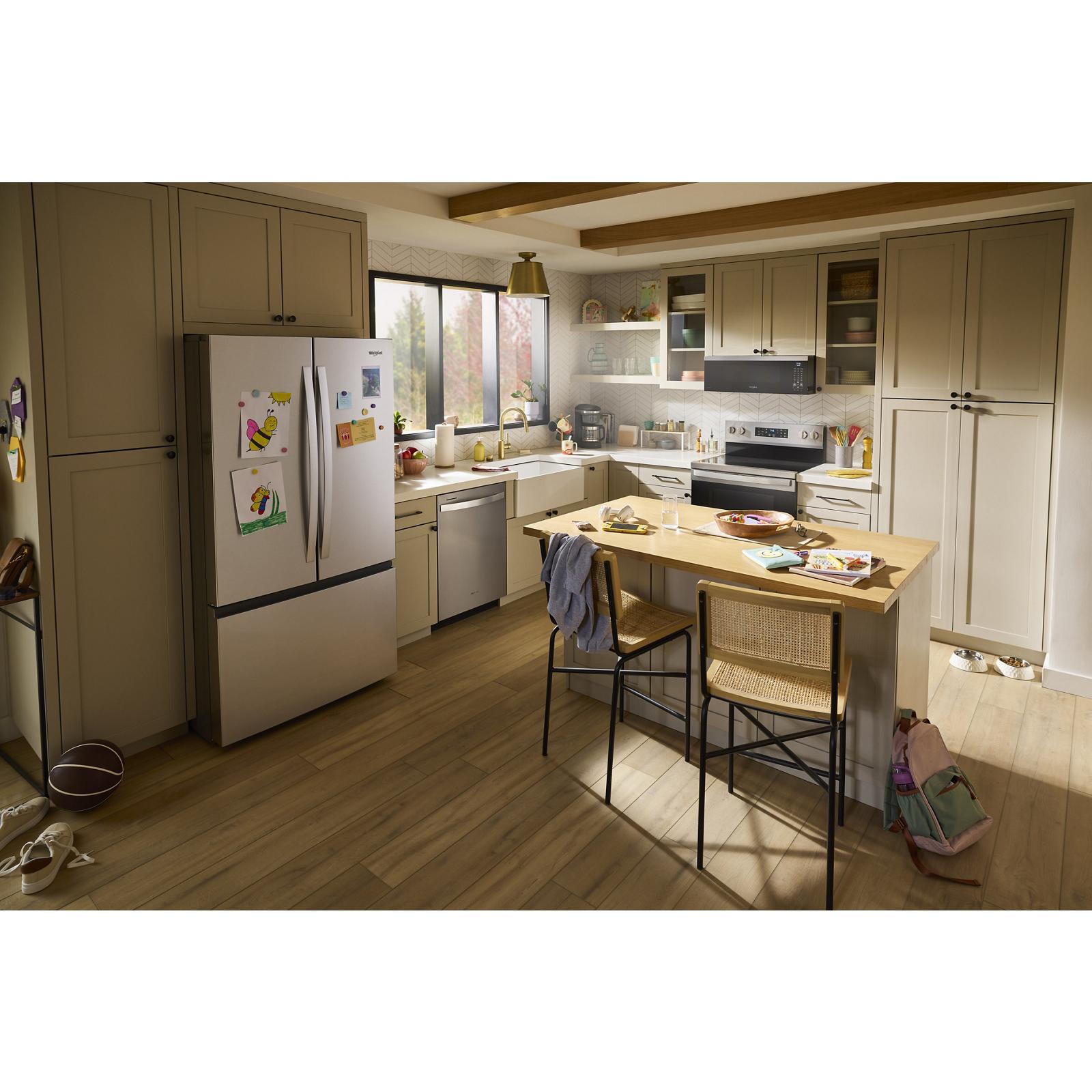 Whirlpool - 36 Inch 31 cu. ft French Door Refrigerator in Stainless - WRFF3136SZ