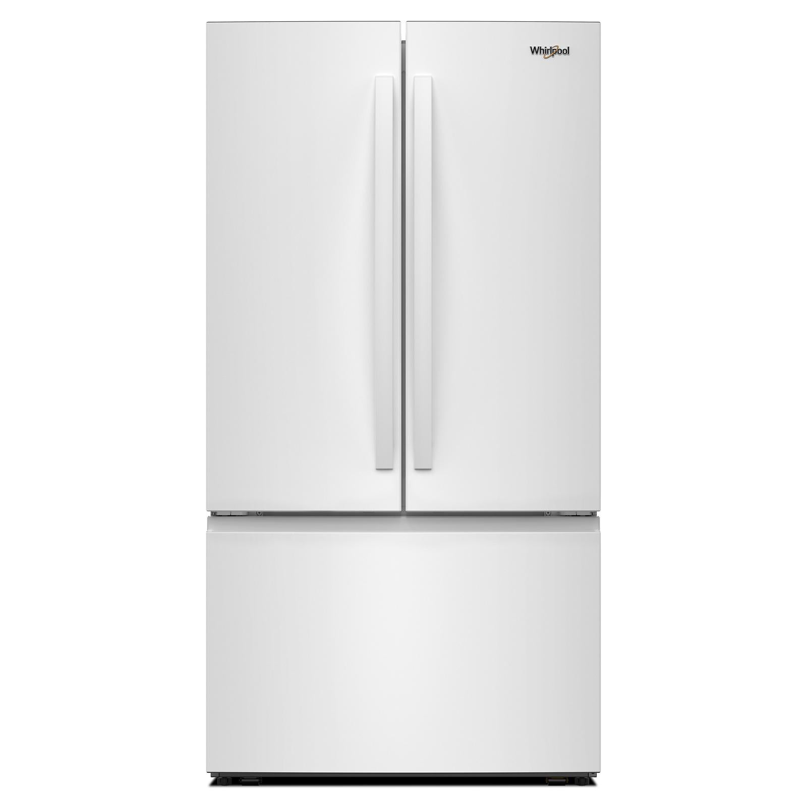 Whirlpool - 36 Inch 31 cu. ft French Door Refrigerator in White - WRFF3336SW