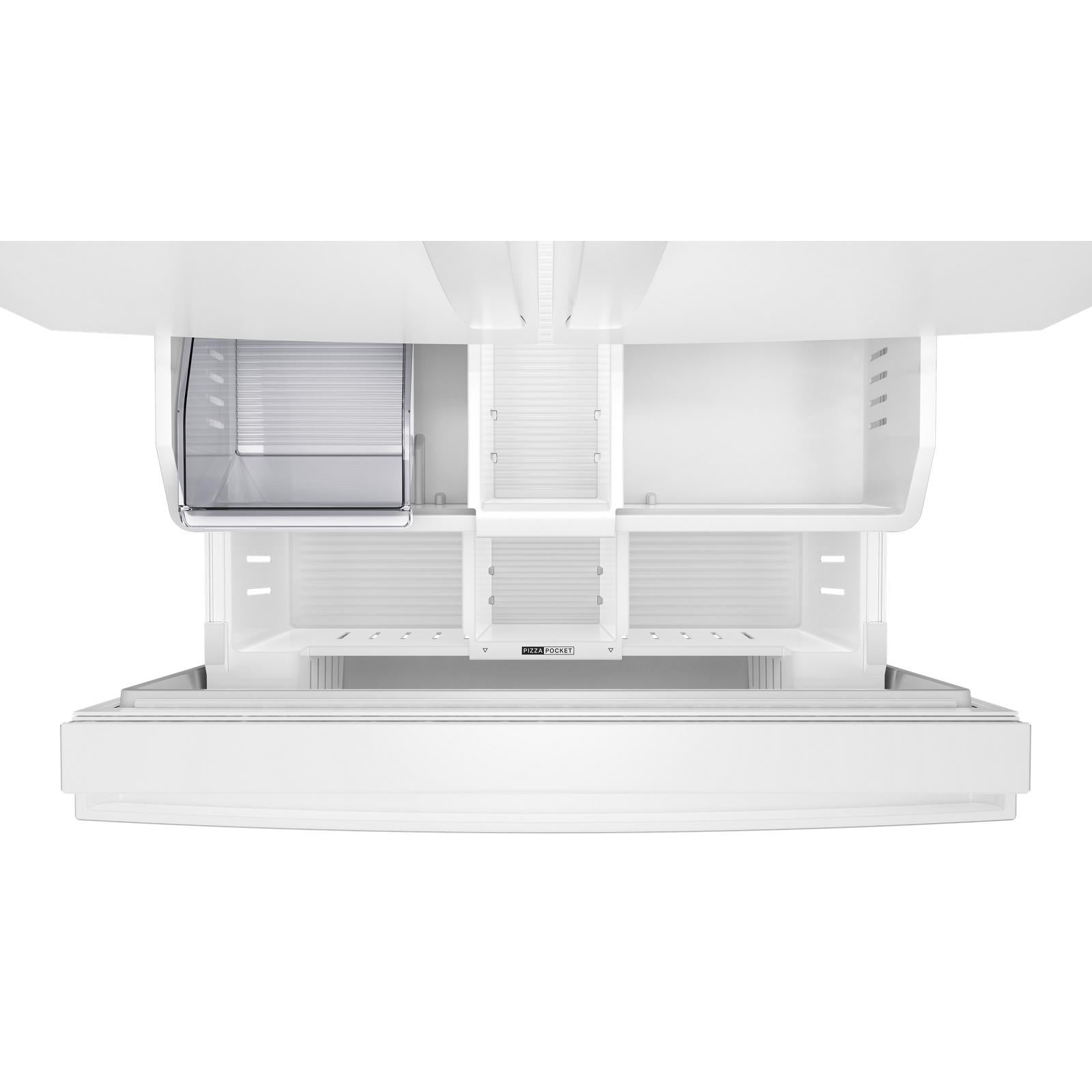 Whirlpool - 36 Inch 31 cu. ft French Door Refrigerator in White - WRFF3336SW