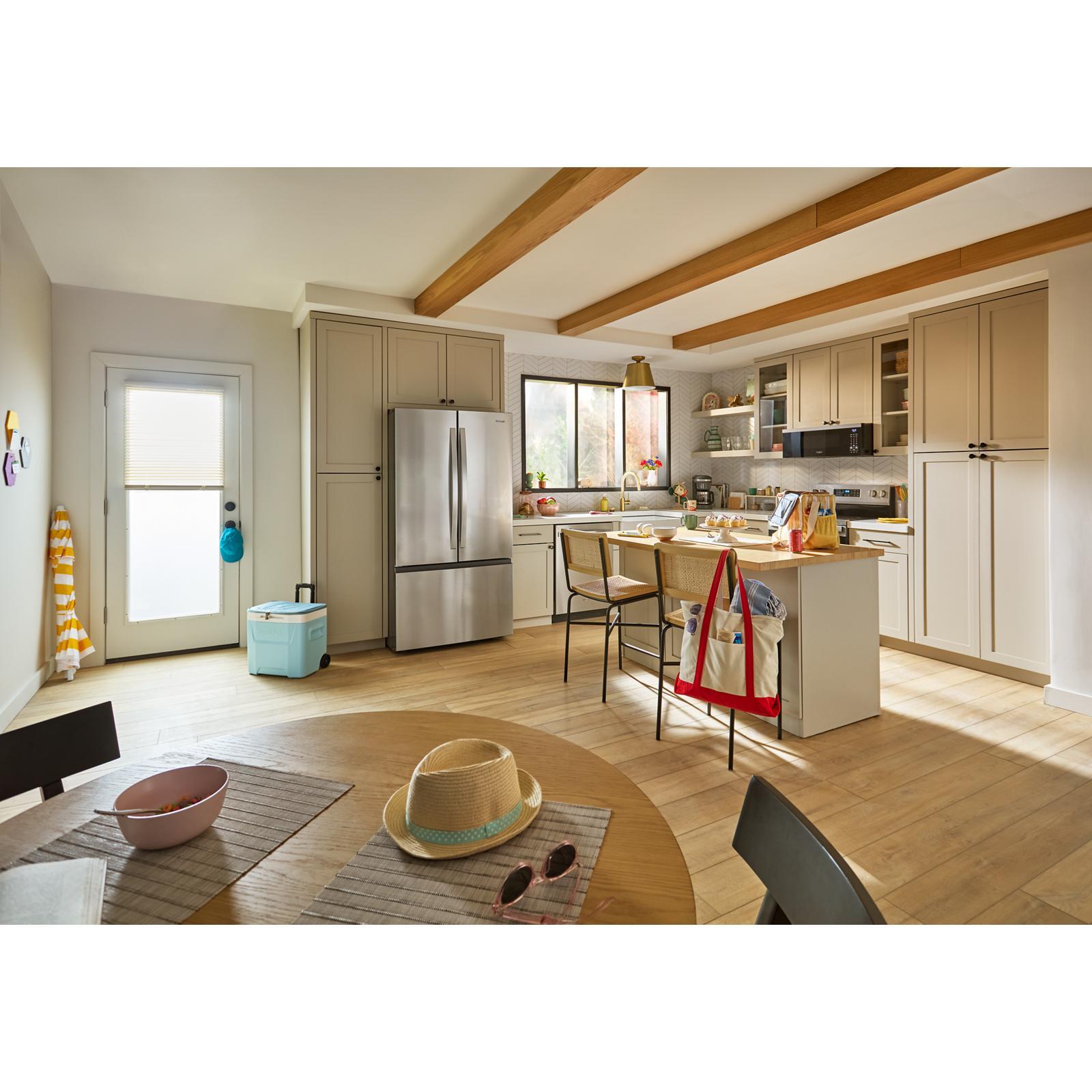 Whirlpool - 36 Inch 31 cu. ft French Door Refrigerator in Stainless - WRFF3336SZ