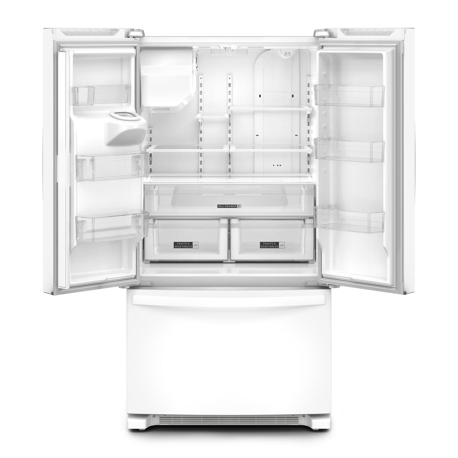 Whirlpool - 35.6 Inch 24.7 cu. ft French Door Refrigerator in White - WRFF3436RW