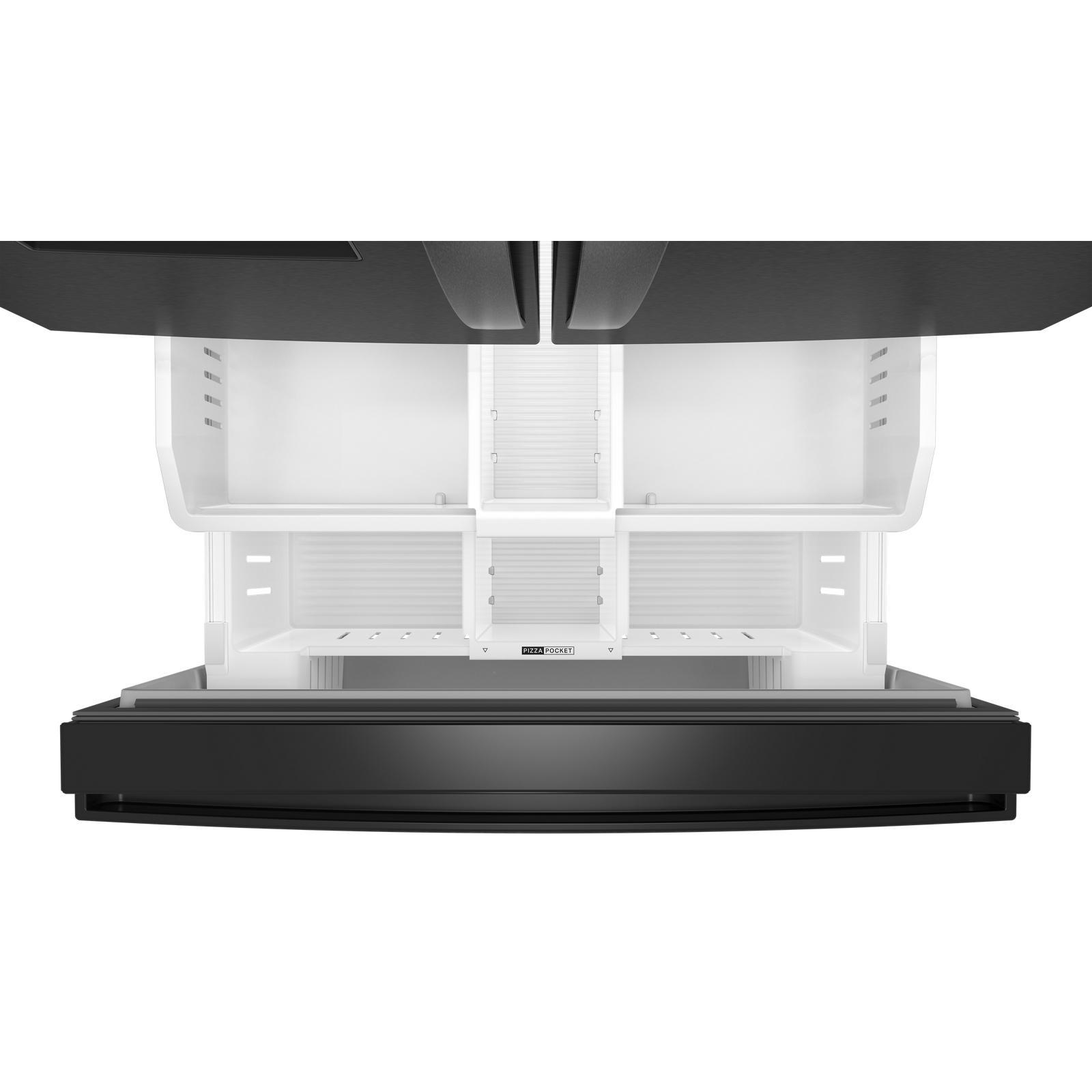 Whirlpool - 36 Inch 30 cu. ft French Door Refrigerator in Black Stainless - WRFF3536SV