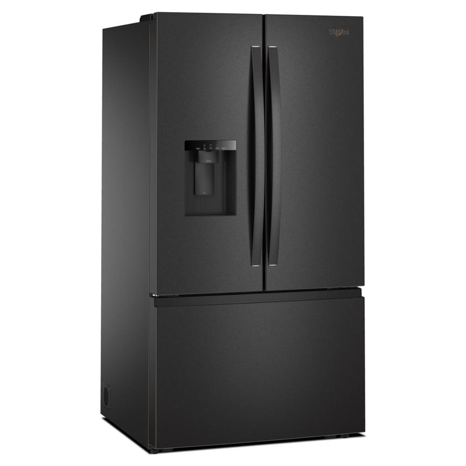 Whirlpool - 36 Inch 30 cu. ft French Door Refrigerator in Black Stainless - WRFF3536SV