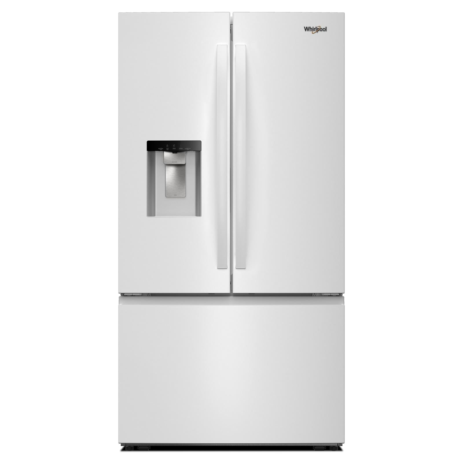 Whirlpool - 36 Inch 30 cu. ft French Door Refrigerator in White - WRFF3536SW