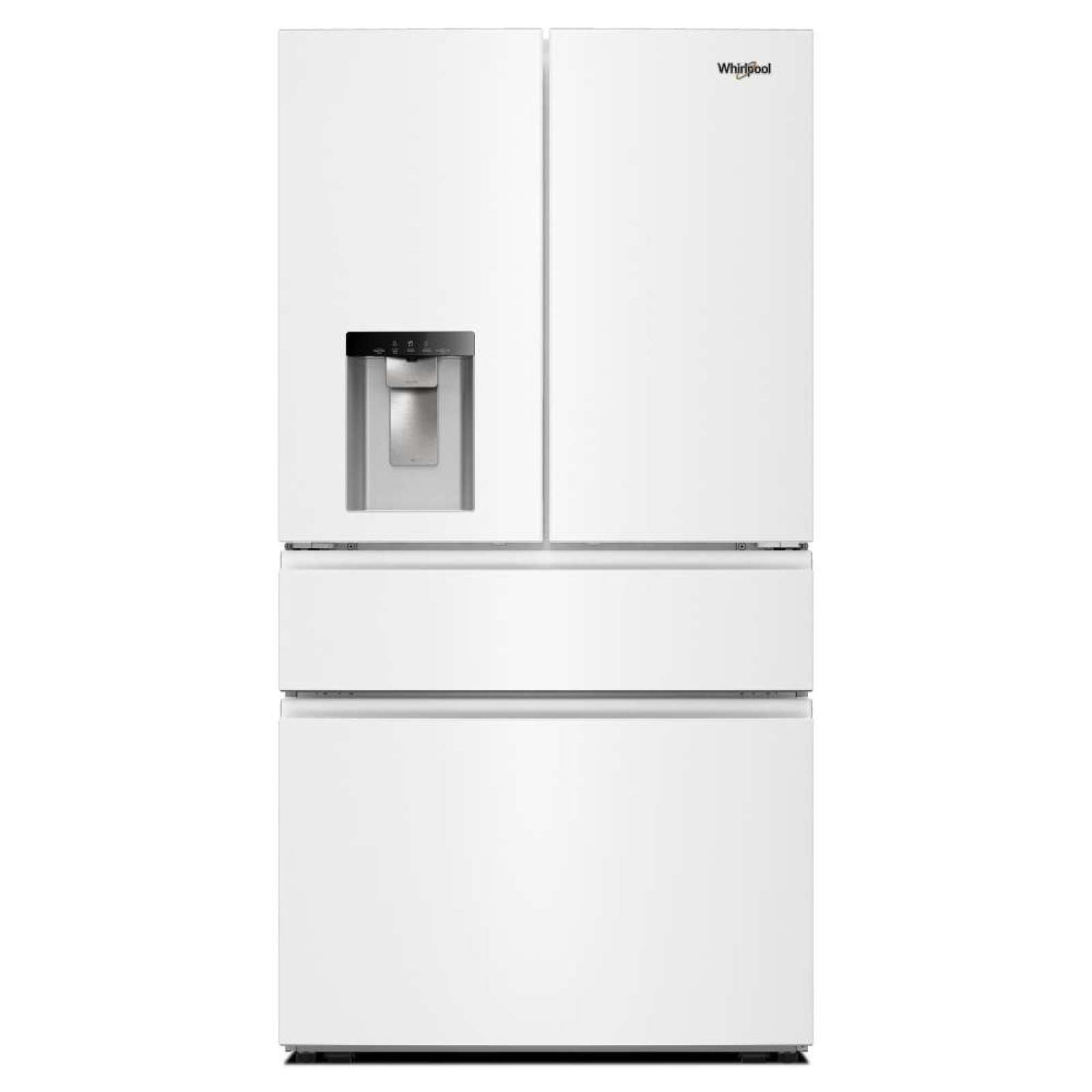 Whirlpool - 36 Inch 29.8 cu. ft French Door Refrigerator in White - WRMF3536SW