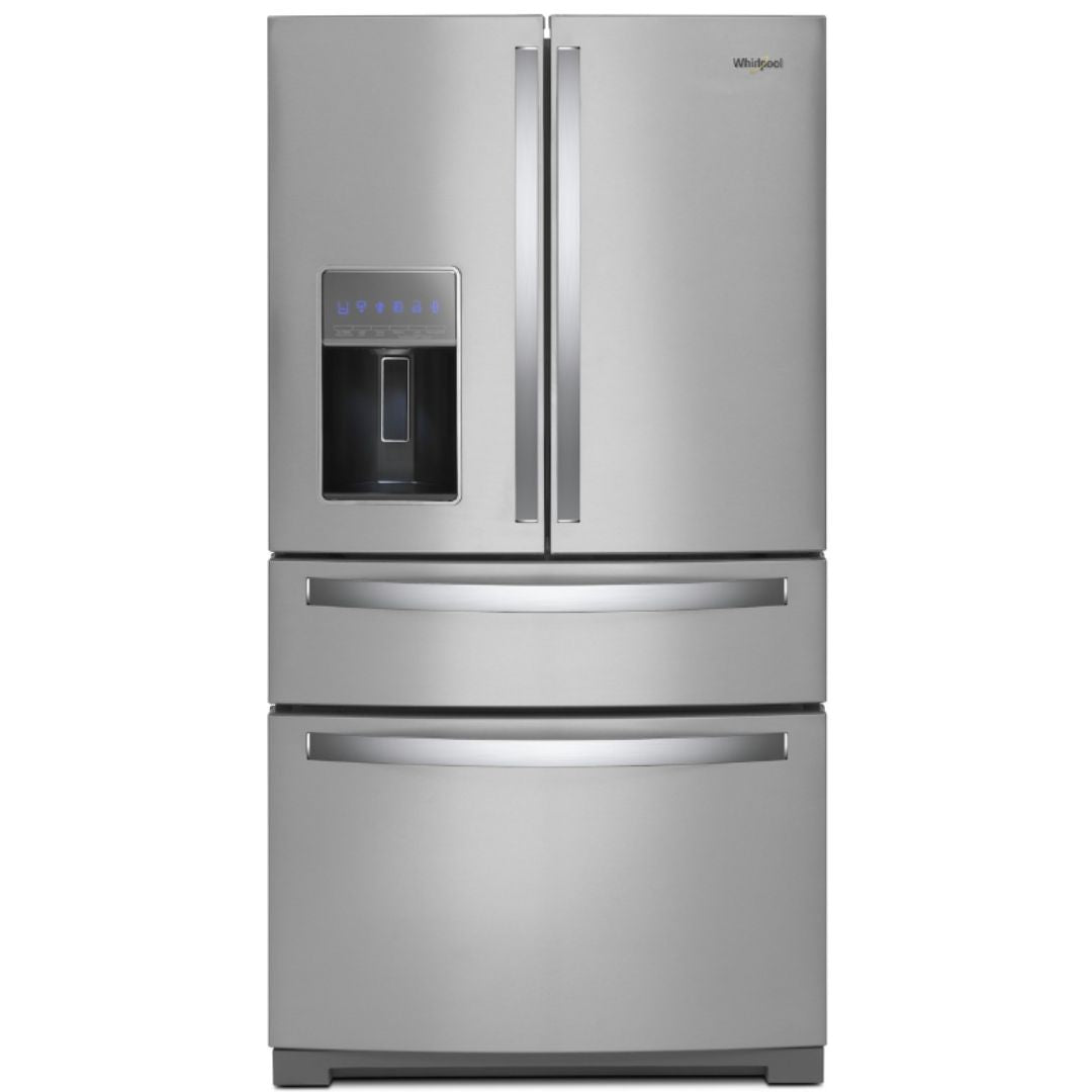 Whirlpool - 35.38 Inch 26 cu. ft French Door Refrigerator in Stainless - WRMF7736PZ