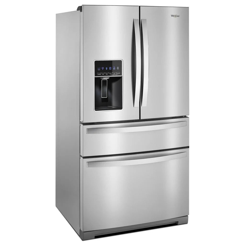 Whirlpool - 35.38 Inch 26 cu. ft French Door Refrigerator in Stainless - WRMF7736PZ