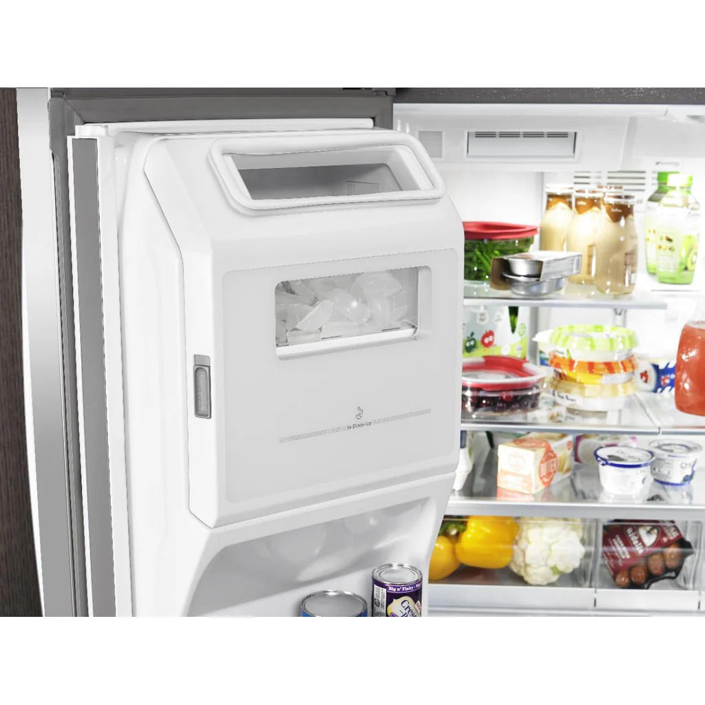 Whirlpool - 35.38 Inch 26 cu. ft French Door Refrigerator in Stainless - WRMF7736PZ