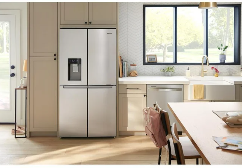 Whirlpool - 36 Inch 19.1 cu. ft French Door Refrigerator in Stainless - WRQC7836RZ