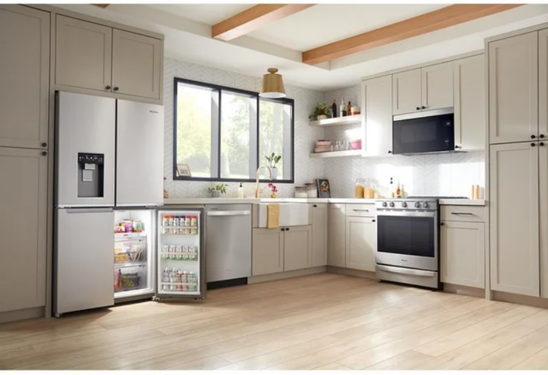 Whirlpool - 36 Inch 19.1 cu. ft French Door Refrigerator in Stainless - WRQC7836RZ