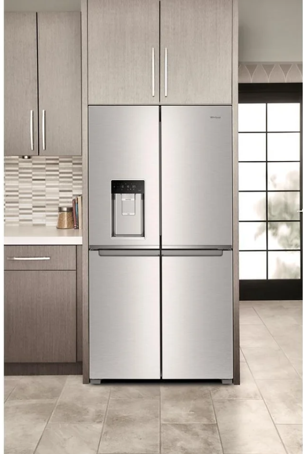 Whirlpool - 36 Inch 19.1 cu. ft French Door Refrigerator in Stainless - WRQC7836RZ