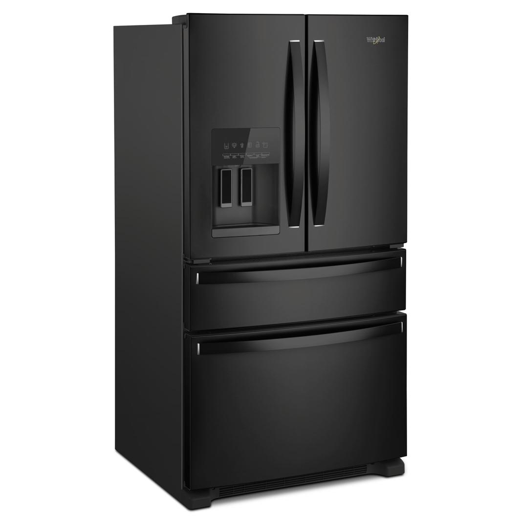 Whirlpool - 35.63 Inch 25 cu. ft French Door Refrigerator in Black - WRX735SDHB