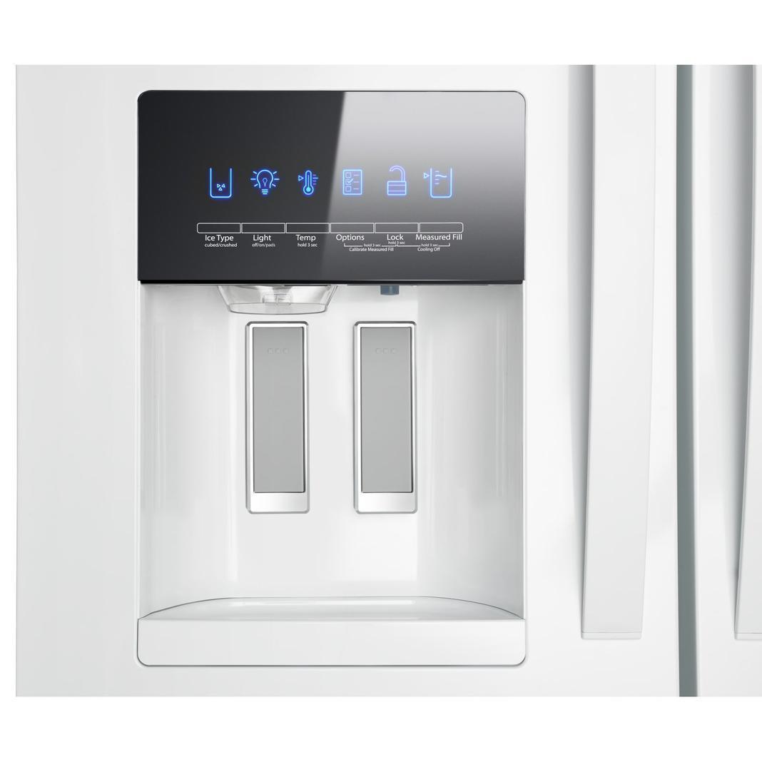 Whirlpool - 35.63 Inch 25 cu. ft French Door Refrigerator in White - WRX735SDHW