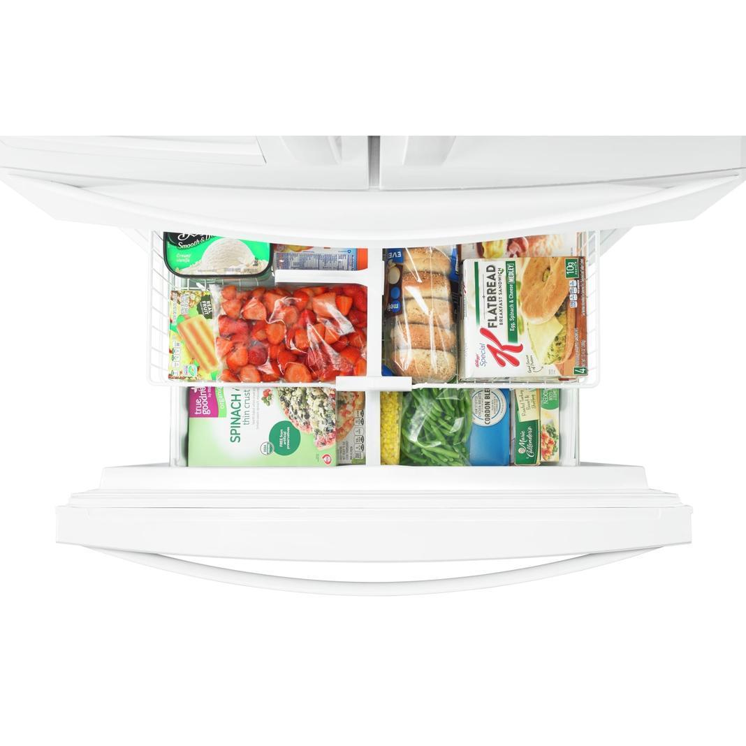 Whirlpool - 35.63 Inch 25 cu. ft French Door Refrigerator in White - WRX735SDHW