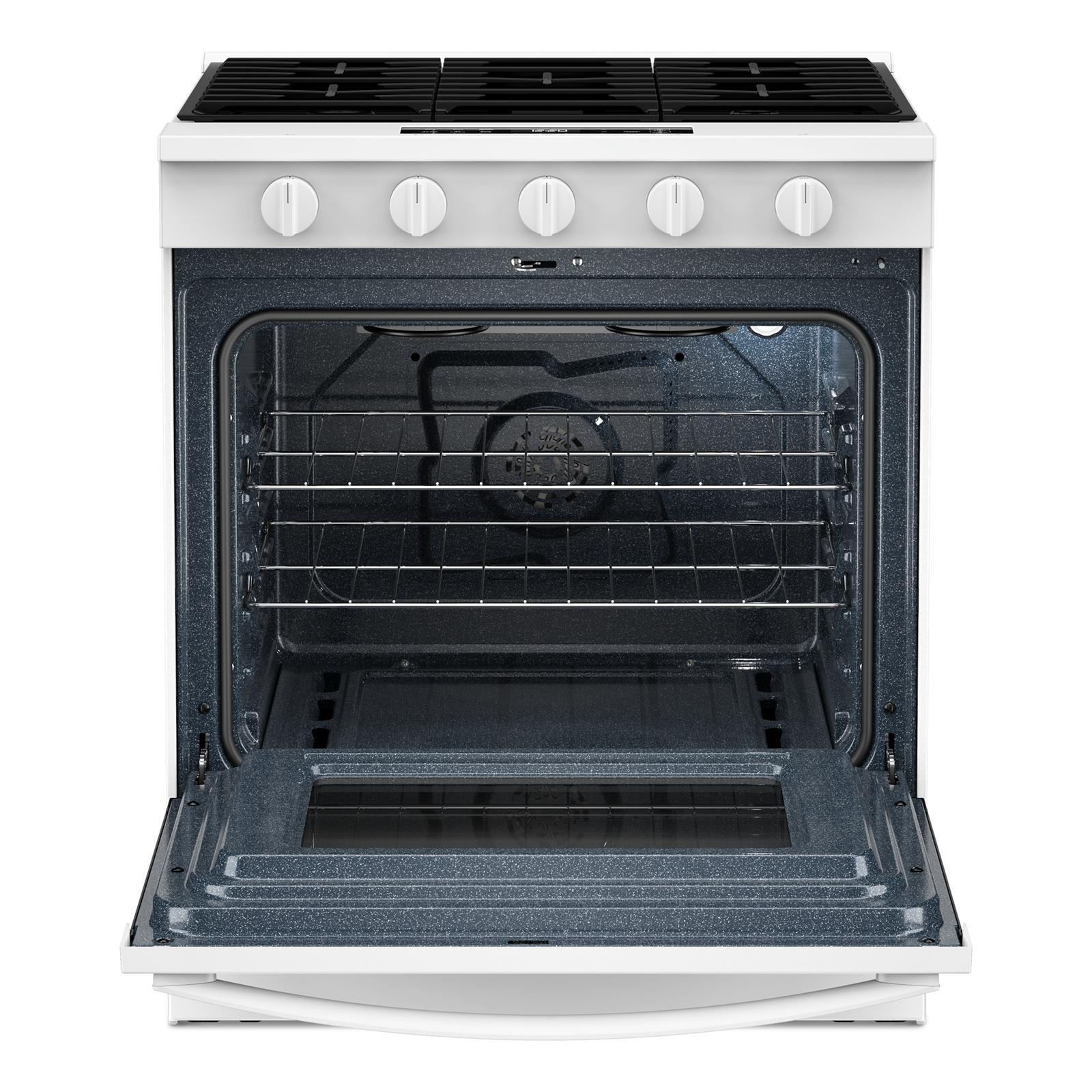 Whirlpool - 5 cu. ft Gas Range in White - WSGS5030SW