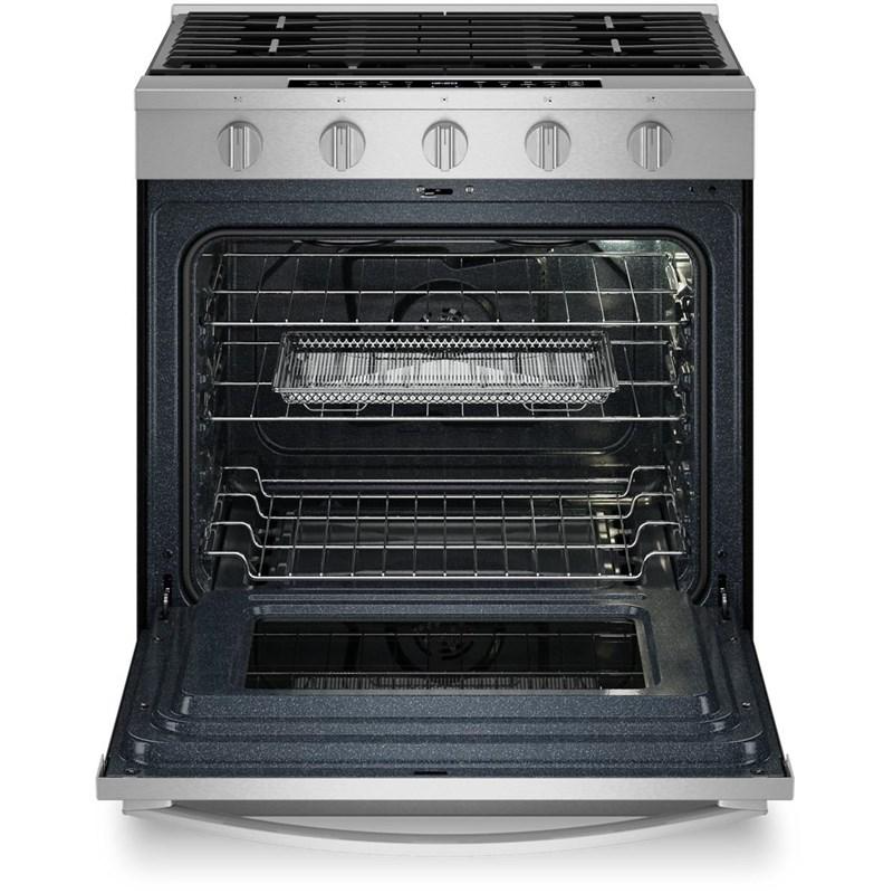 Whirlpool - 5 cu. ft Gas Range in Stainless - WSGS7530RZ