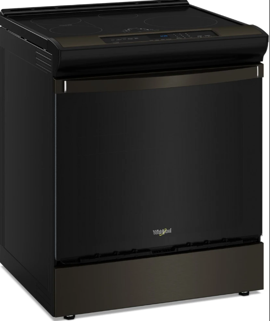 Whirlpool - 6.4 cu. ft Induction Range in Black - WSIS5030RV