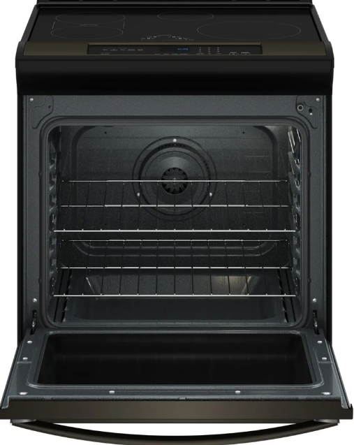 Whirlpool - 6.4 cu. ft Induction Range in Black - WSIS5030RV