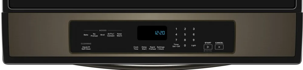 Whirlpool - 6.4 cu. ft Induction Range in Black - WSIS5030RV