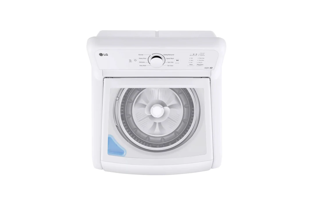 LG - 4.1 cu. Ft Top Load Washer in White - WT6105CW