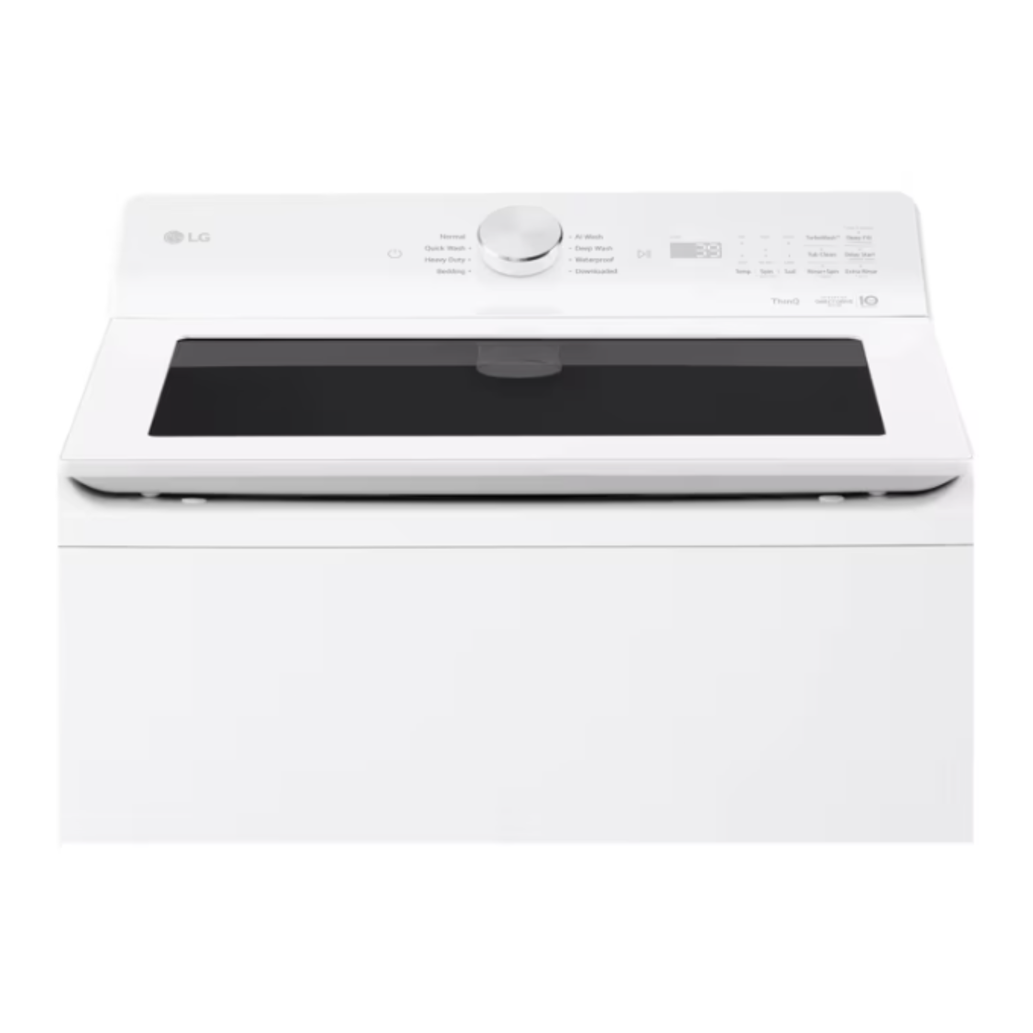 LG - 5.8 cu. Ft Top Load Washer in White - WT8200CW