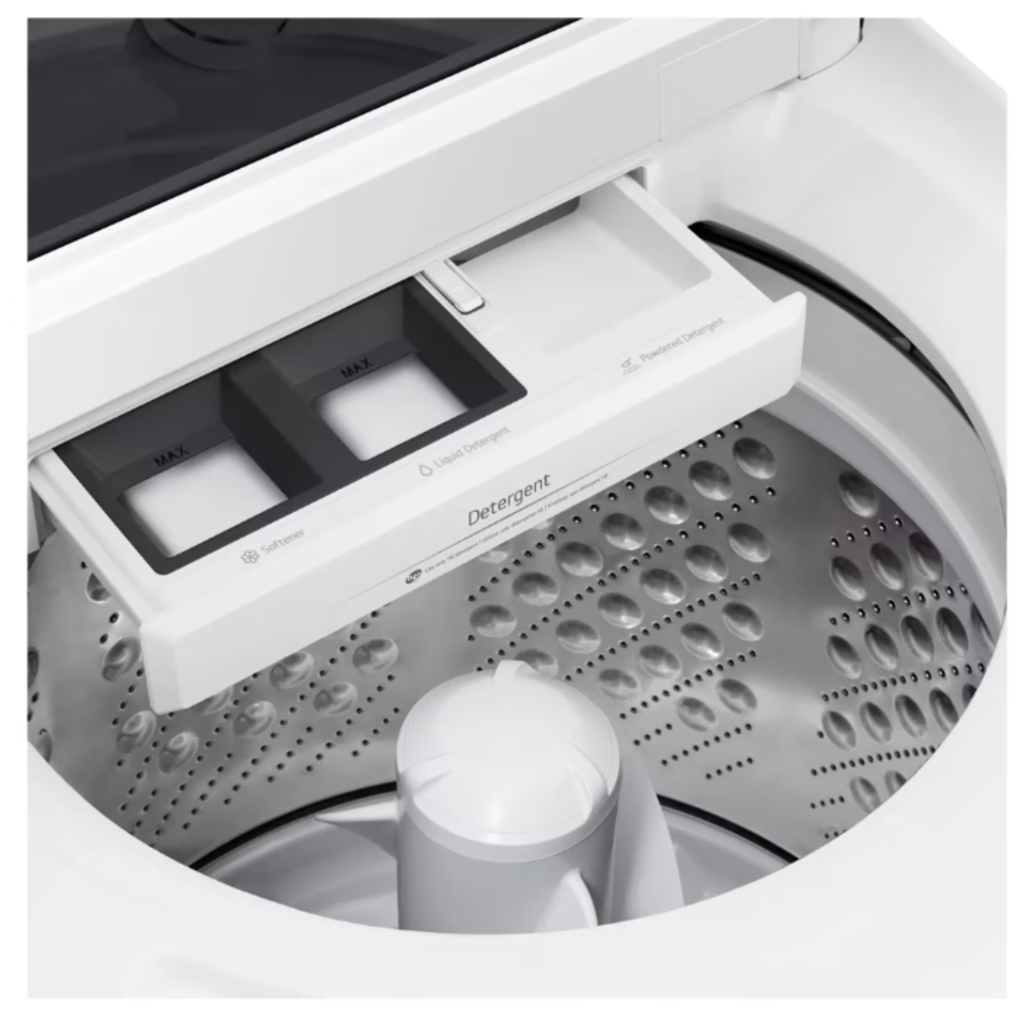 LG - 4.8 cu. Ft Top Load Washer in White - WT8205CW