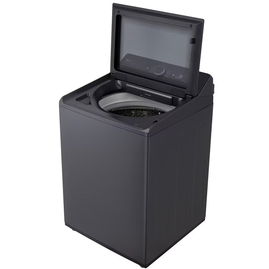LG - 6.1 cu. Ft Top Load Washer in Black - WT8405CB
