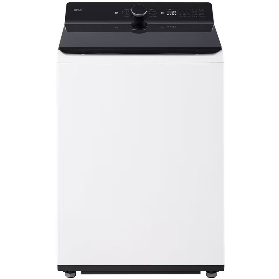 LG - 6.1 cu. Ft Top Load Washer in White - WT8405CW