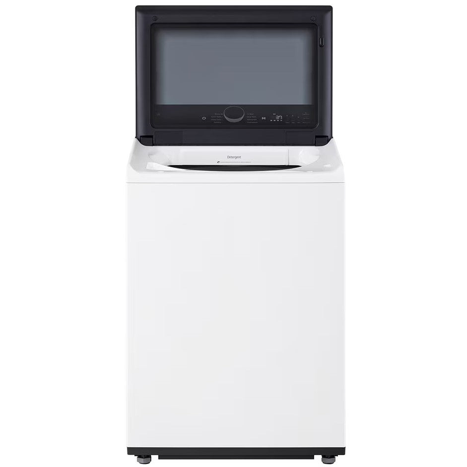 LG - 6.1 cu. Ft Top Load Washer in White - WT8405CW