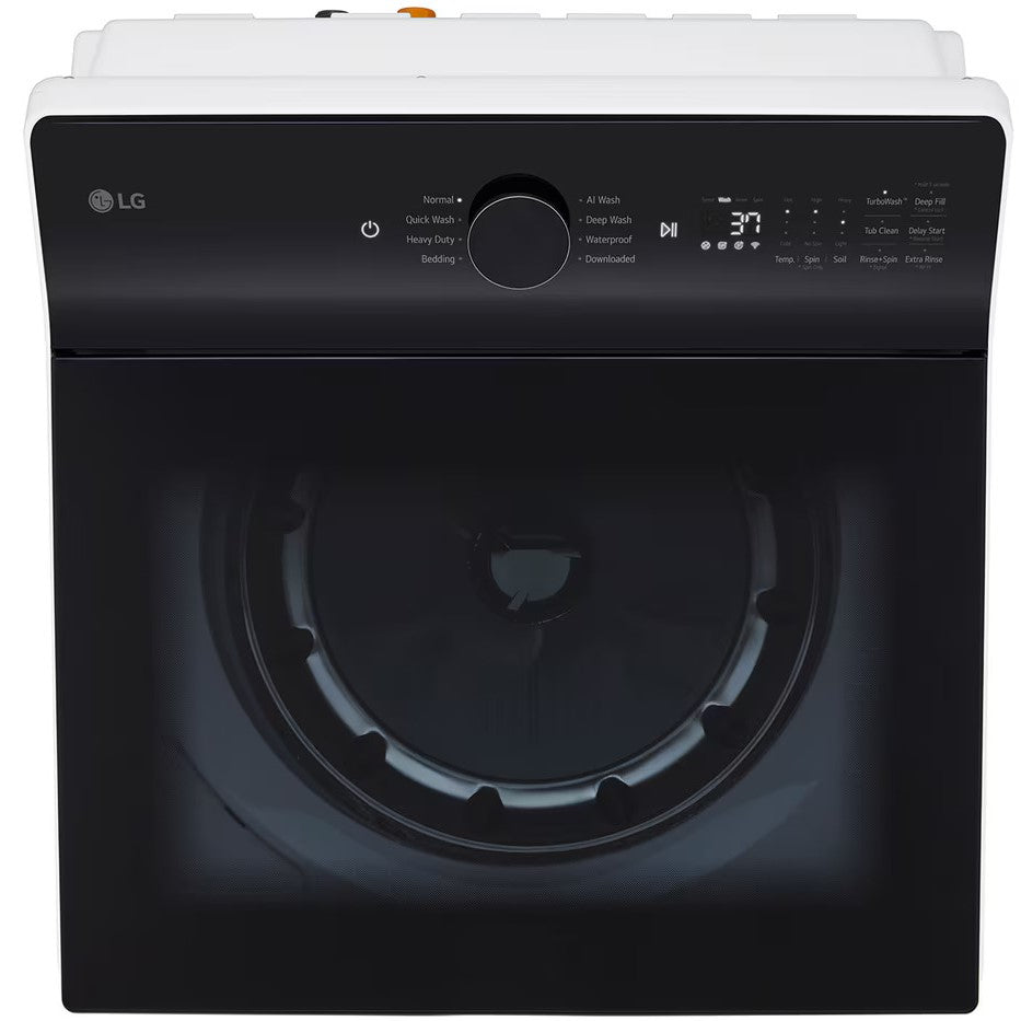 LG - 6.1 cu. Ft Top Load Washer in White - WT8405CW