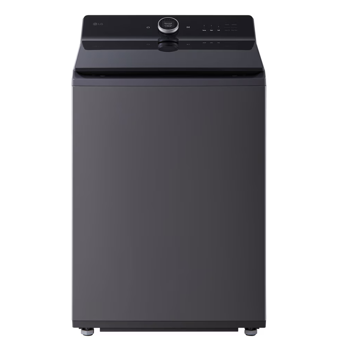 LG - 6.3 cu. Ft Top Load Washer With ezDispense in Black - WT8600CB