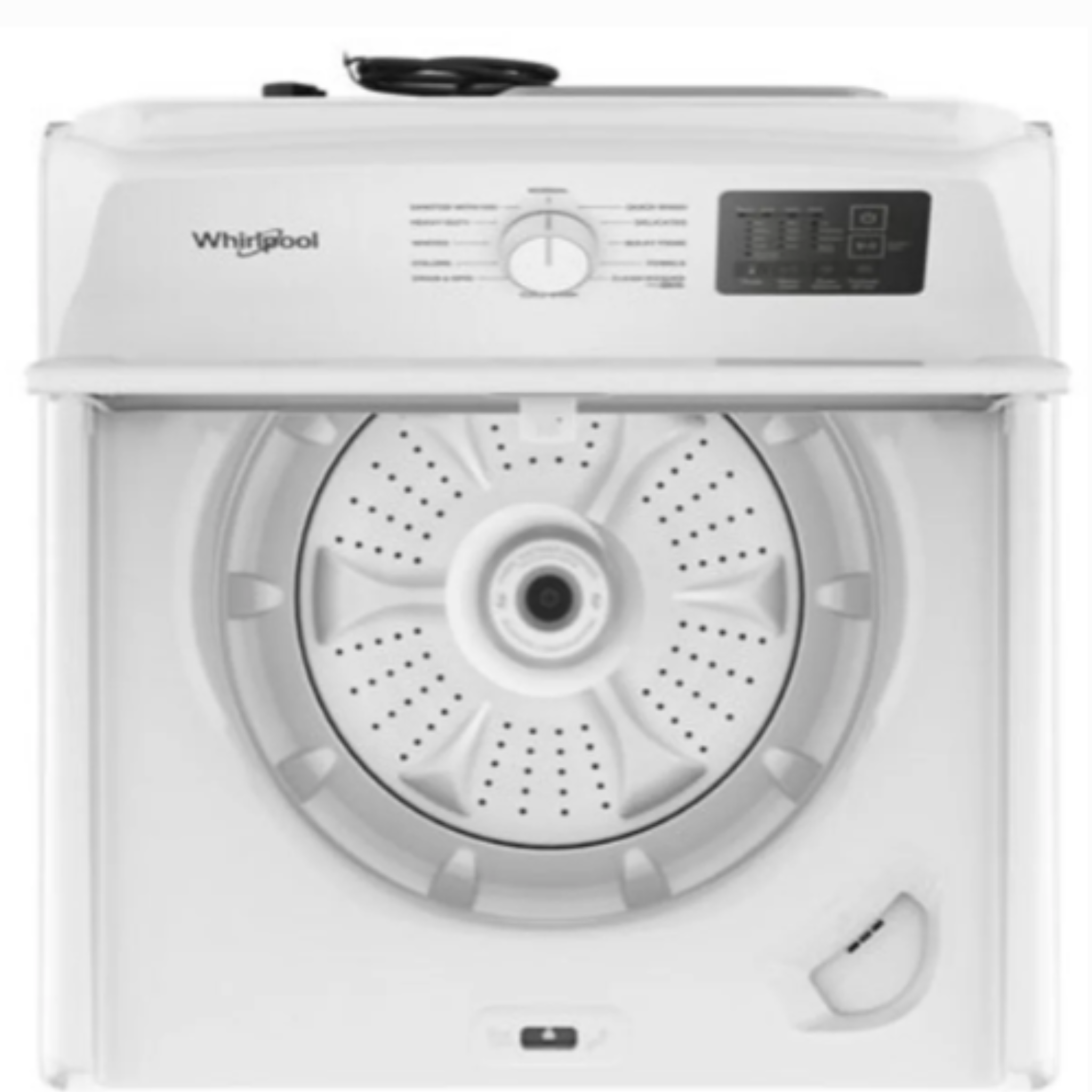 Whirlpool - 4.6 cu. Ft Top Load Washer in White - WTW4105SW