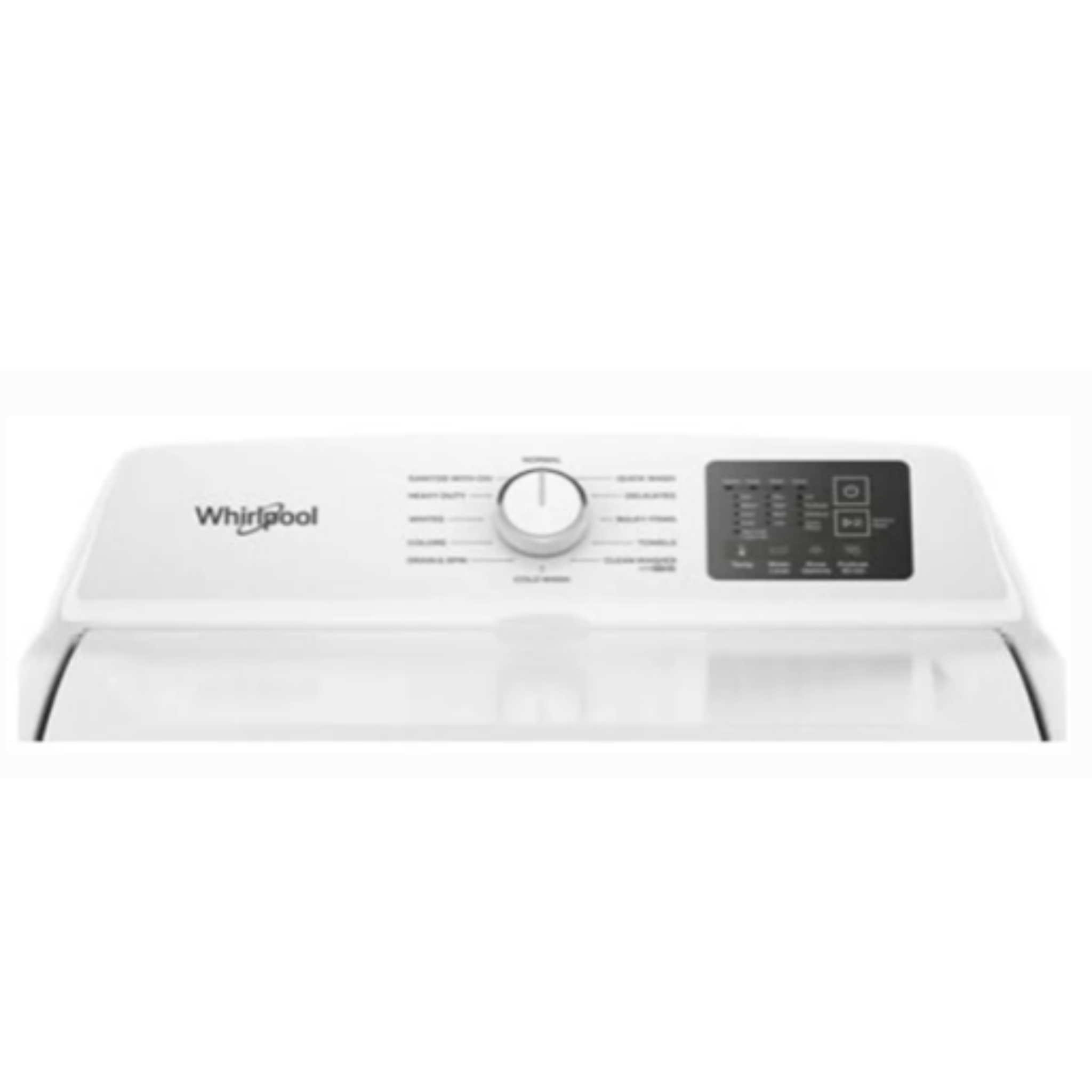 Whirlpool - 4.6 cu. Ft Top Load Washer in White - WTW4105SW
