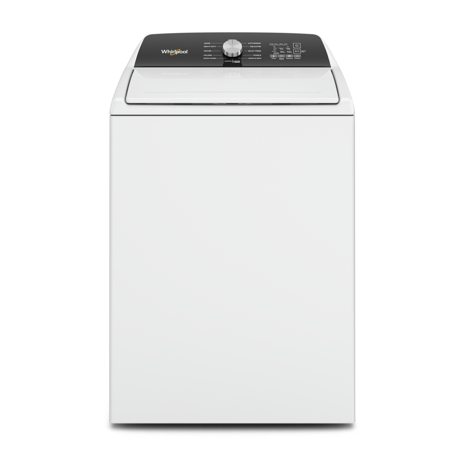 Whirlpool - 5.2 cu. Ft Top Load Washer in White - WTW5015LW