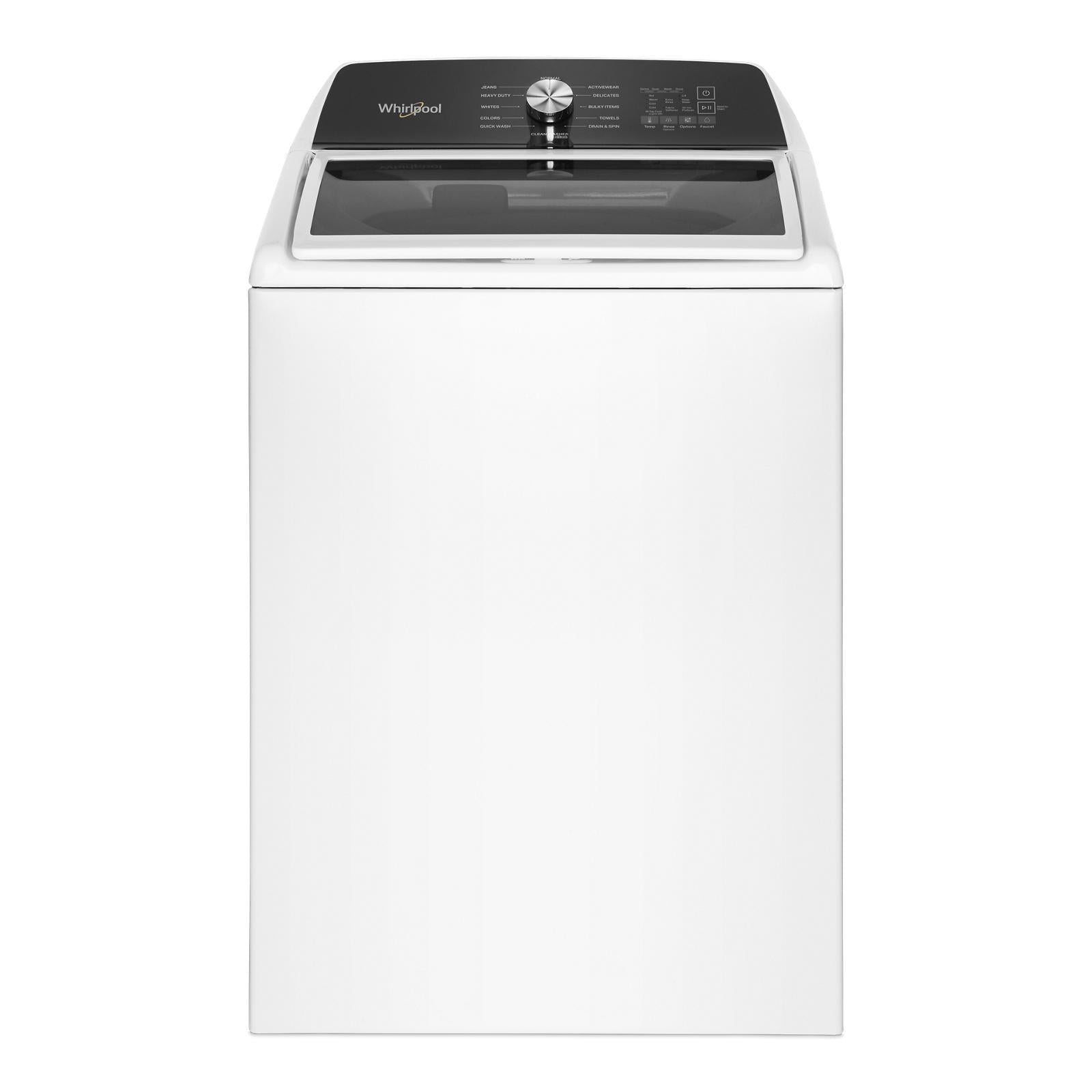 Whirlpool - 5.3 cu. Ft Top Load Washer in White - WTW5020SW