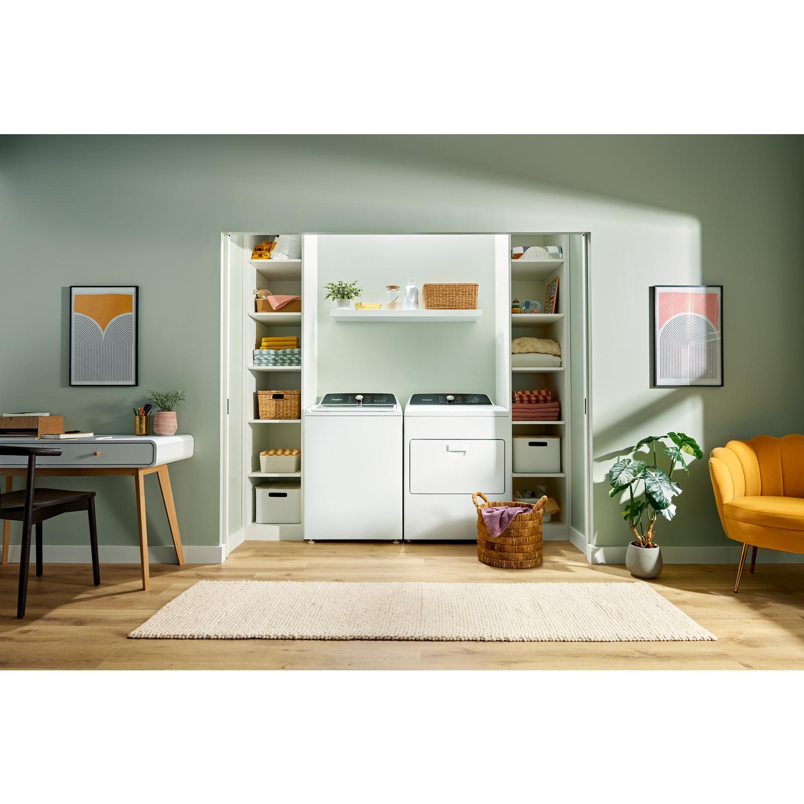 Whirlpool - 5.3 cu. Ft Top Load Washer in White - WTW5020SW