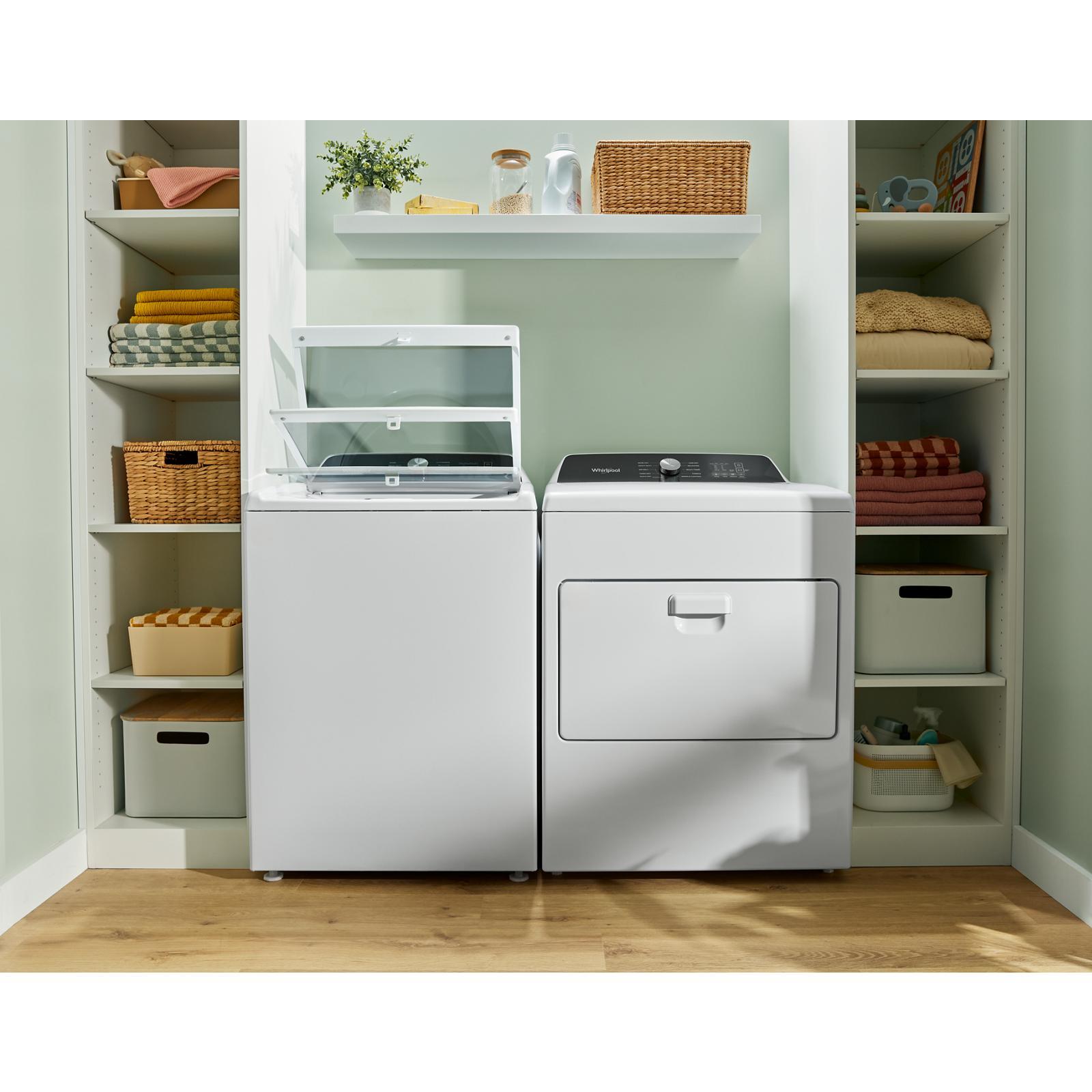 Whirlpool - 5.2 cu. Ft Top Load Washer in White - WTW5025SW