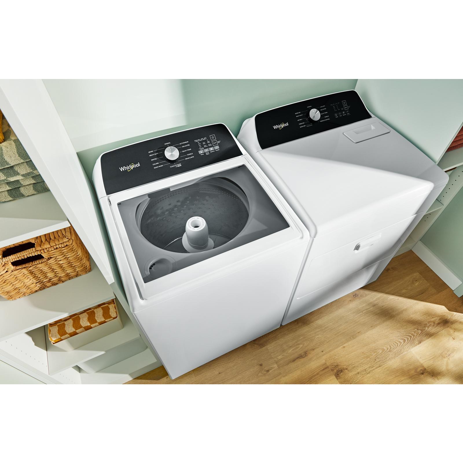 Whirlpool - 5.2 cu. Ft Top Load Washer in White - WTW5025SW