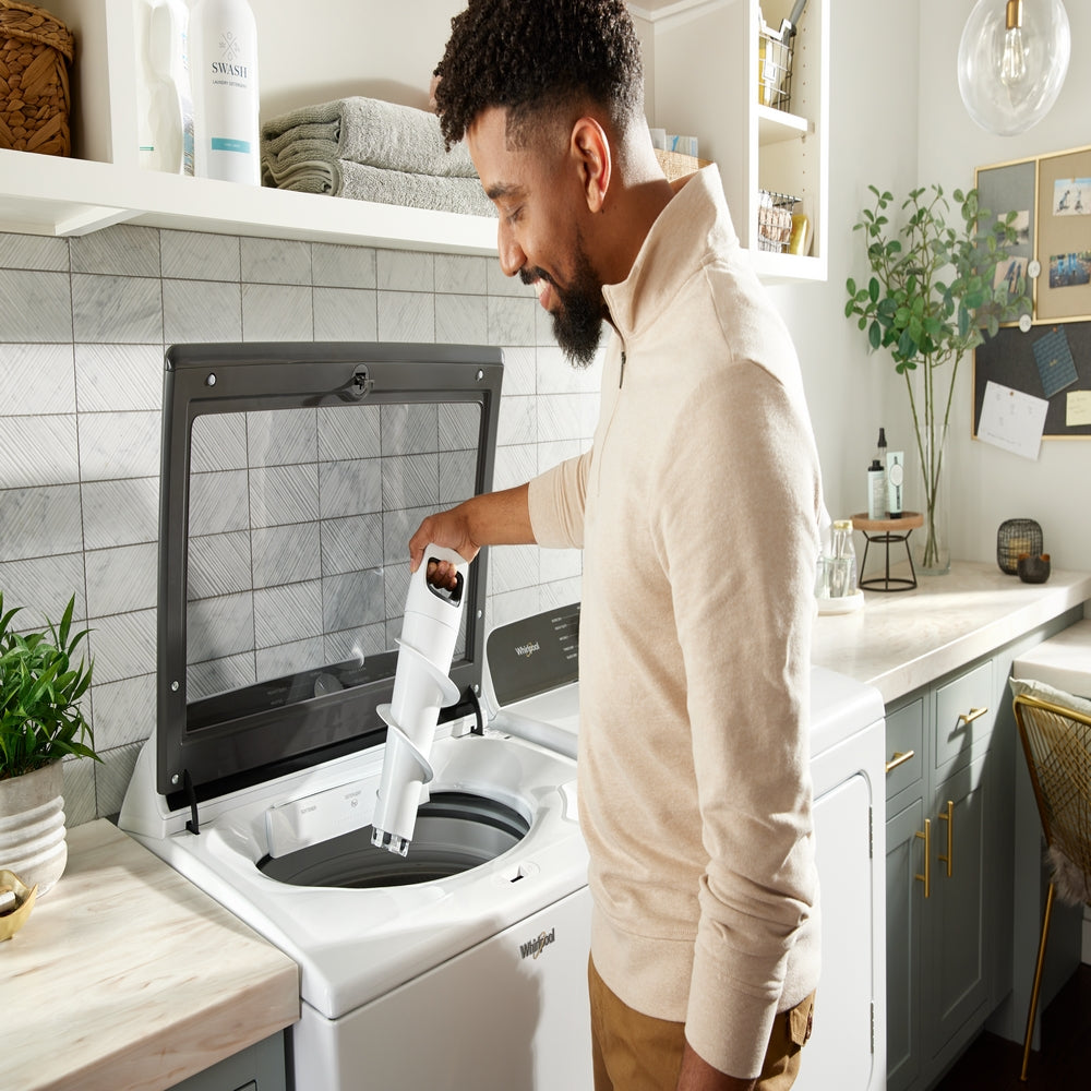 Whirlpool - 6 cu. Ft Top Load Washer in White - WTW6157PW