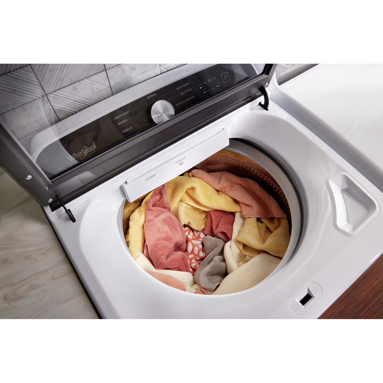 Whirlpool - 6 cu. Ft Top Load Washer in White - WTW6157PW