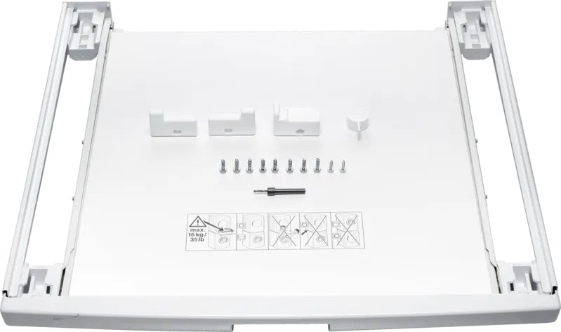 Bosch - Laundry Stacking Kit in White - WTZ11400UC