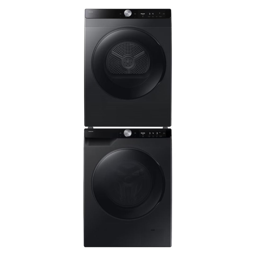 Samsung - 2.9 cu. Ft Front Load Washer with SmartDial Control in Black - WW25FG6B34BBAC