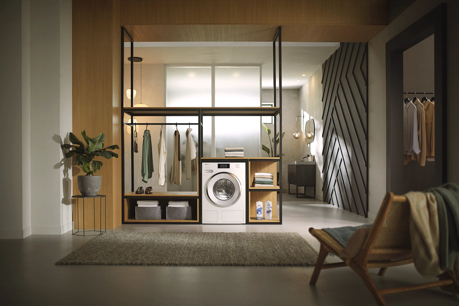 Miele - 2.3 cu. Ft Compact Washer in White - WXR860