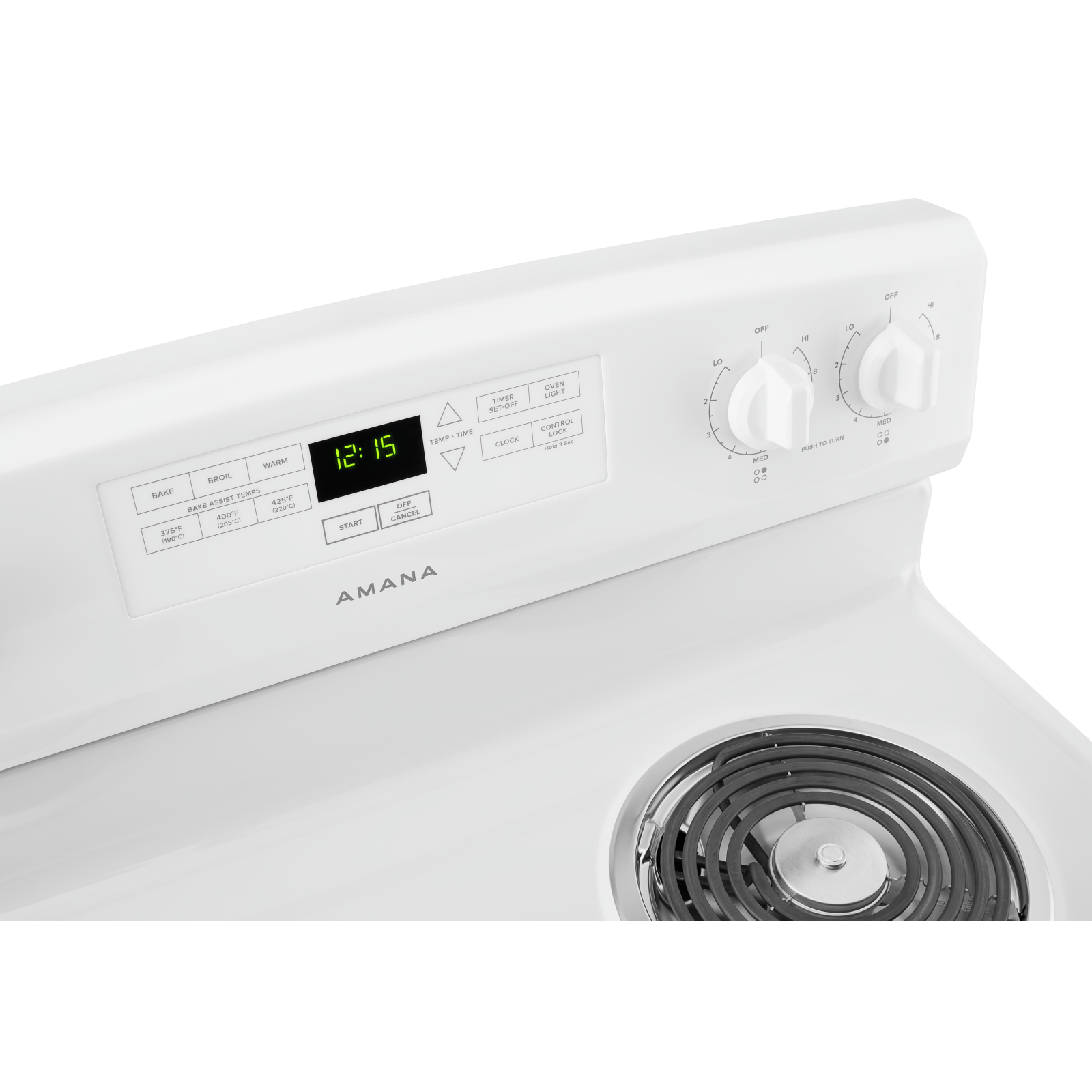 Amana - 4.8 cu. ft Electric Range in White - YACR4303MFW