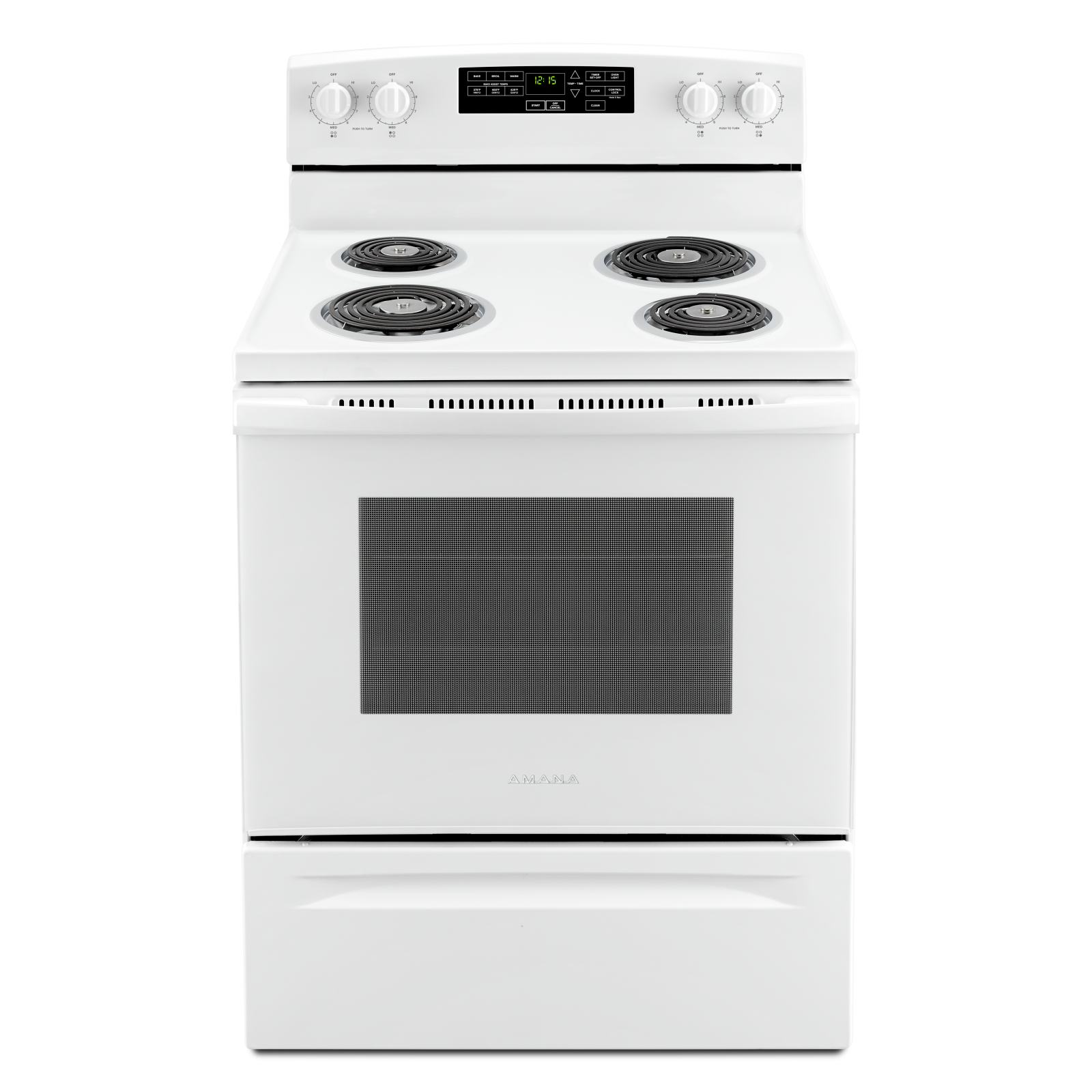 Amana - 4.8 cu. ft Electric Range in White - YACR4503SFW
