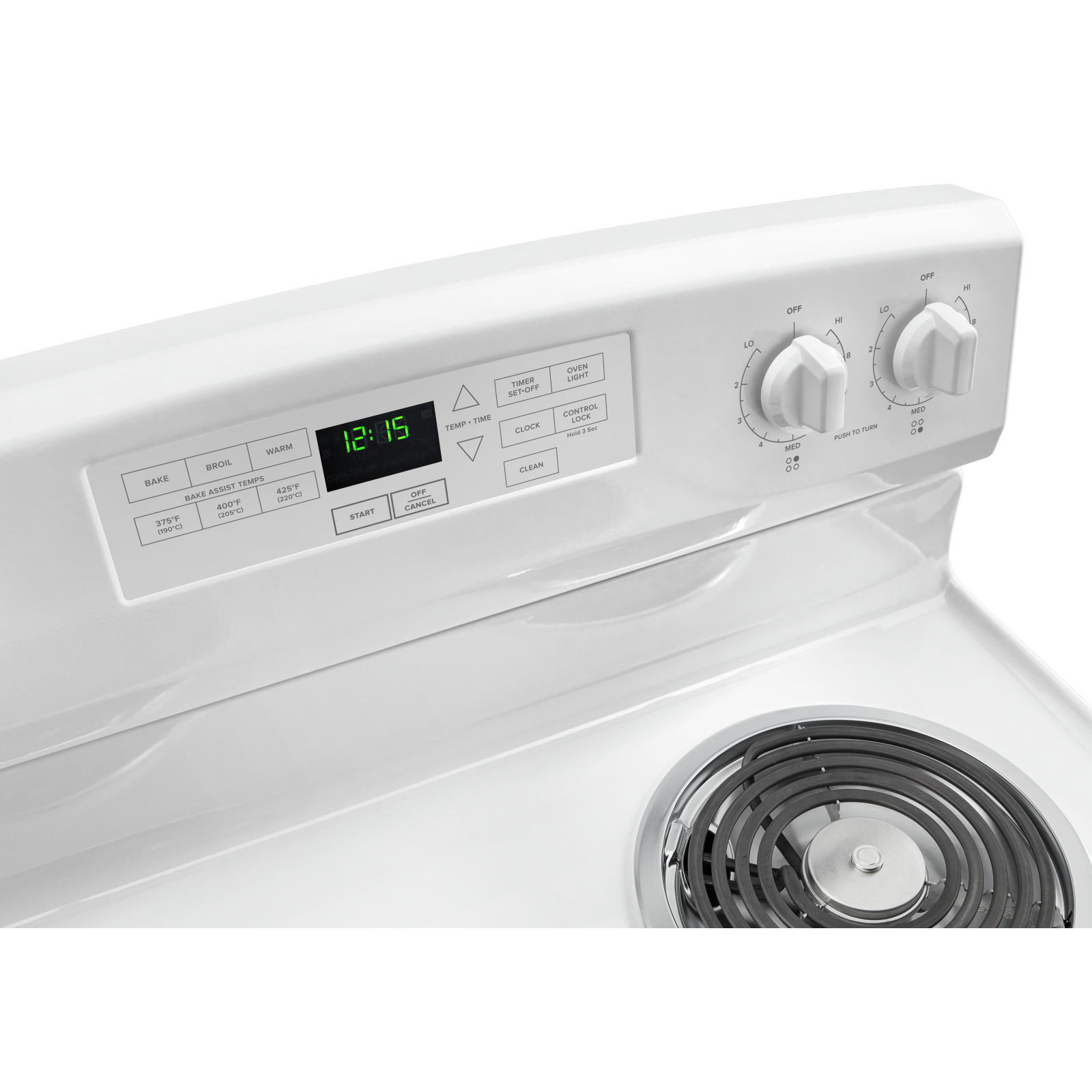 Amana - 4.8 cu. ft Electric Range in White - YACR4503SFW